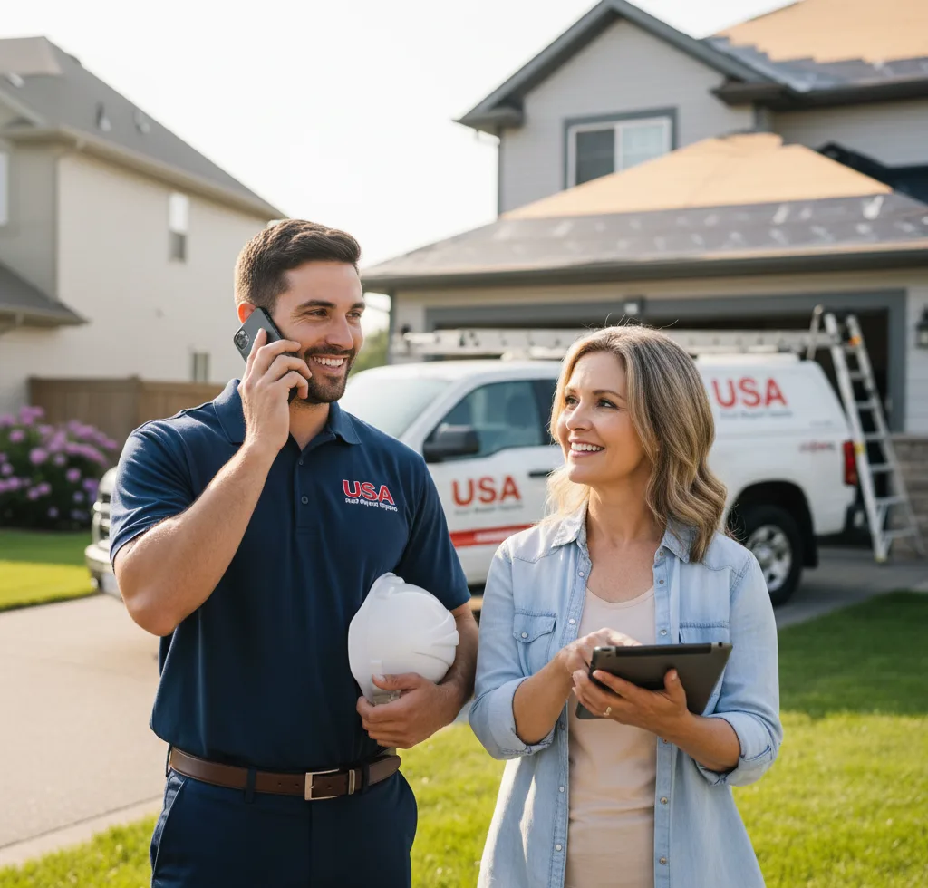 USA Roof Repair Experts customer support in Woods Cross